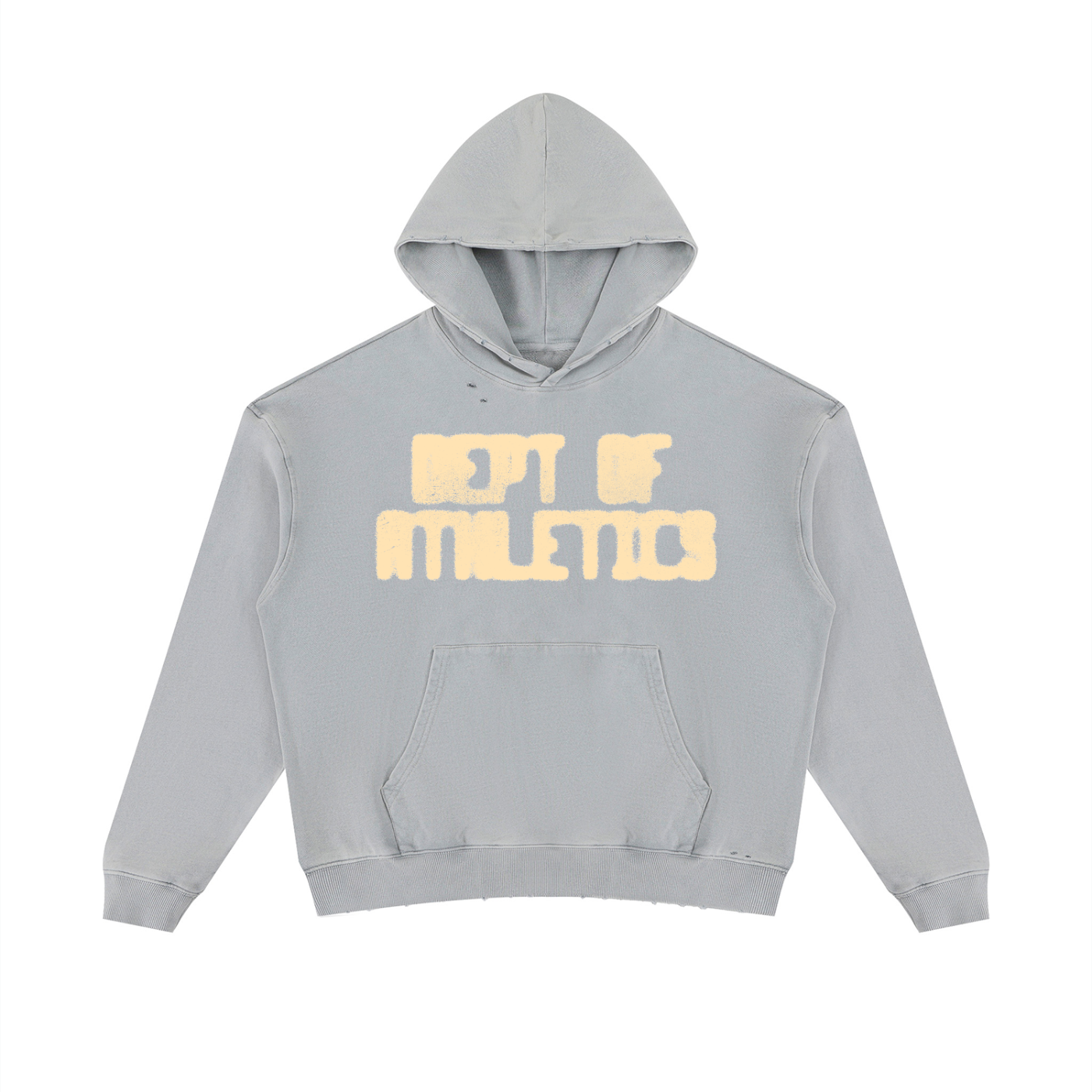 Unisex Mineral Wash Distressed Hoodie