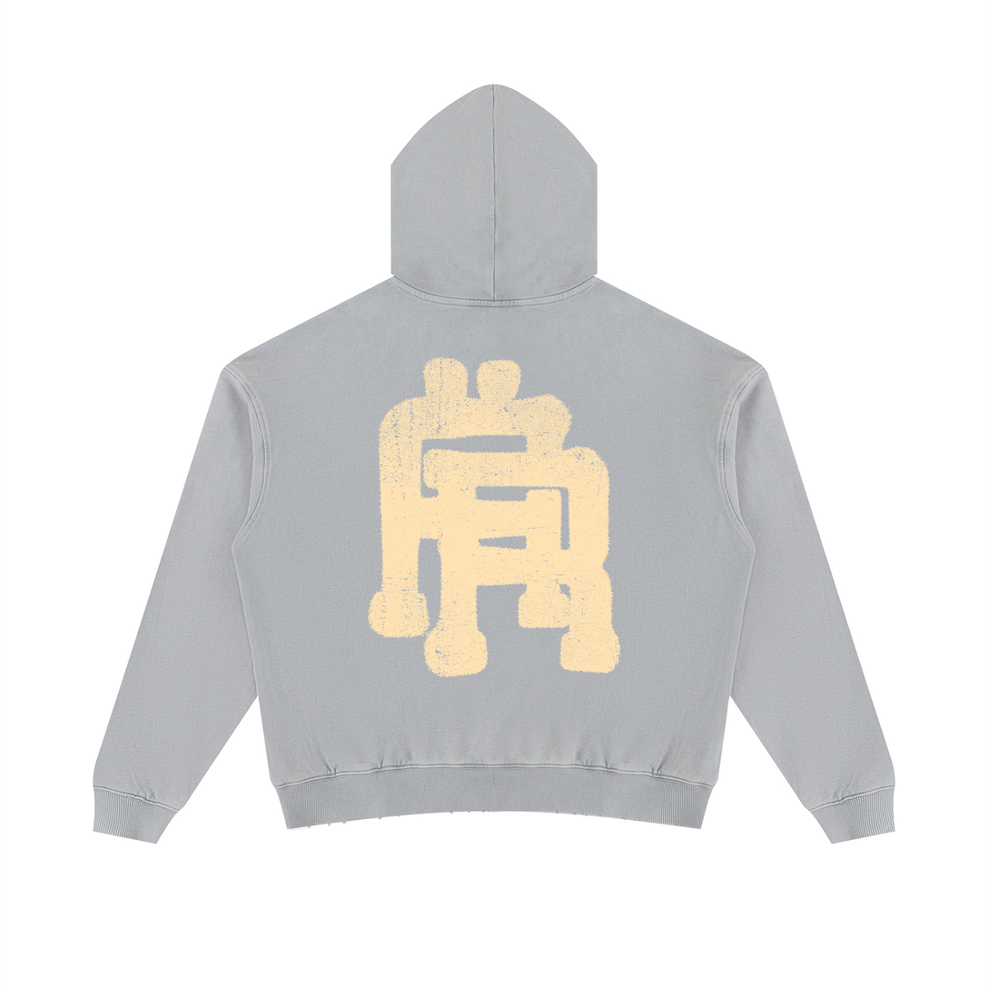 Unisex Mineral Wash Distressed Hoodie