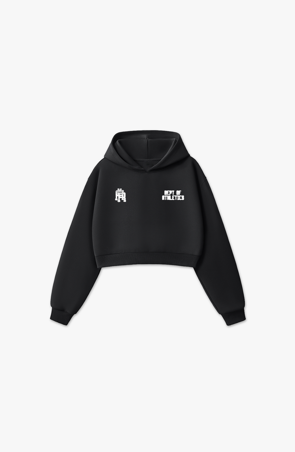 W_DEPT OF ATHLETICS CROPPED HOODIE