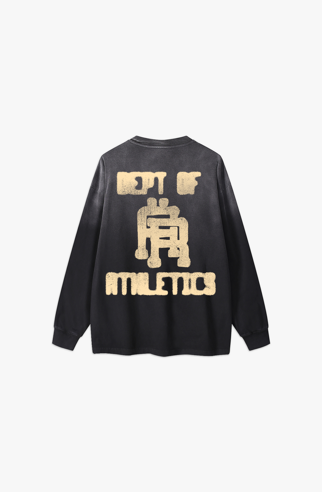 DEPT OF ATHLETICS SMUDGE L/S — SUN-FADED