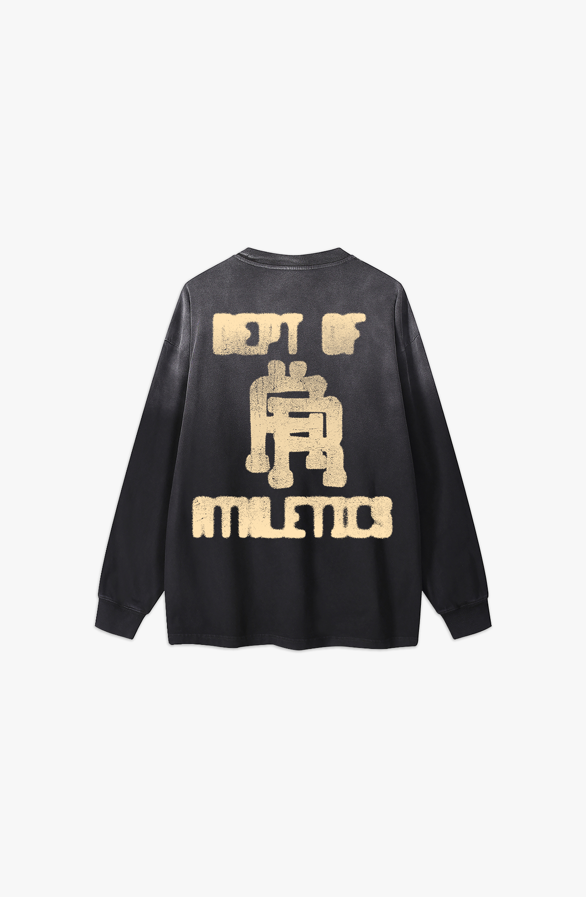 DEPT OF ATHLETICS SMUDGE L/S — SUN-FADED
