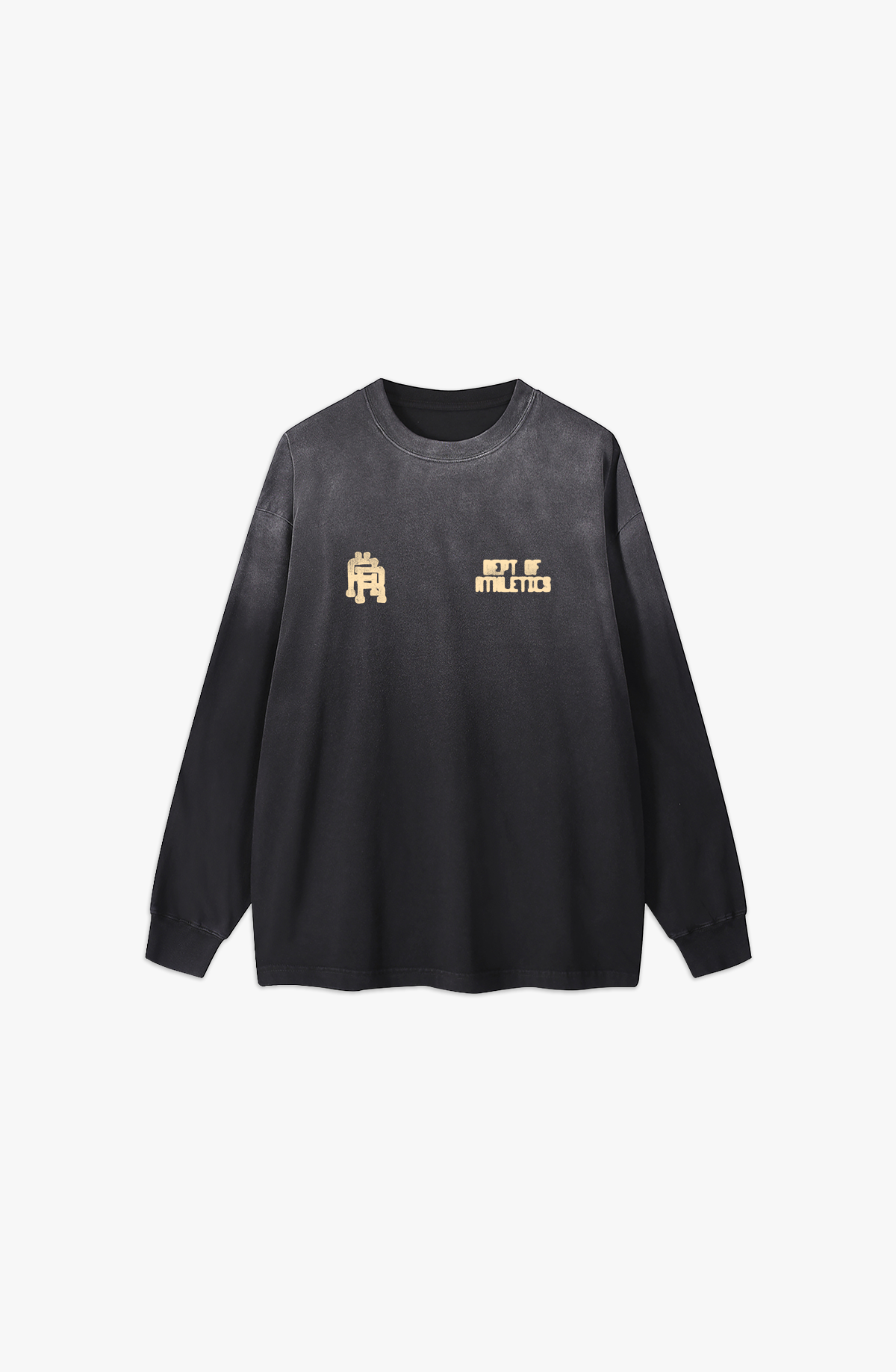 DEPT OF ATHLETICS SMUDGE L/S — SUN-FADED