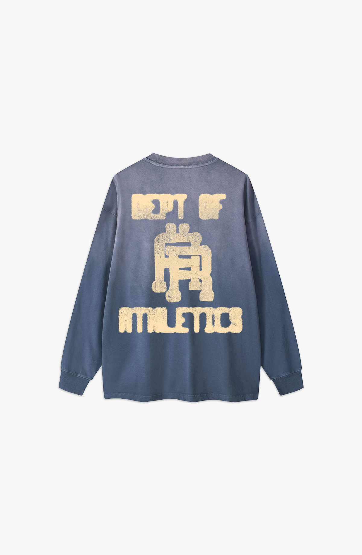 DEPT OF ATHLETICS SMUDGE L/S — SUN-FADED
