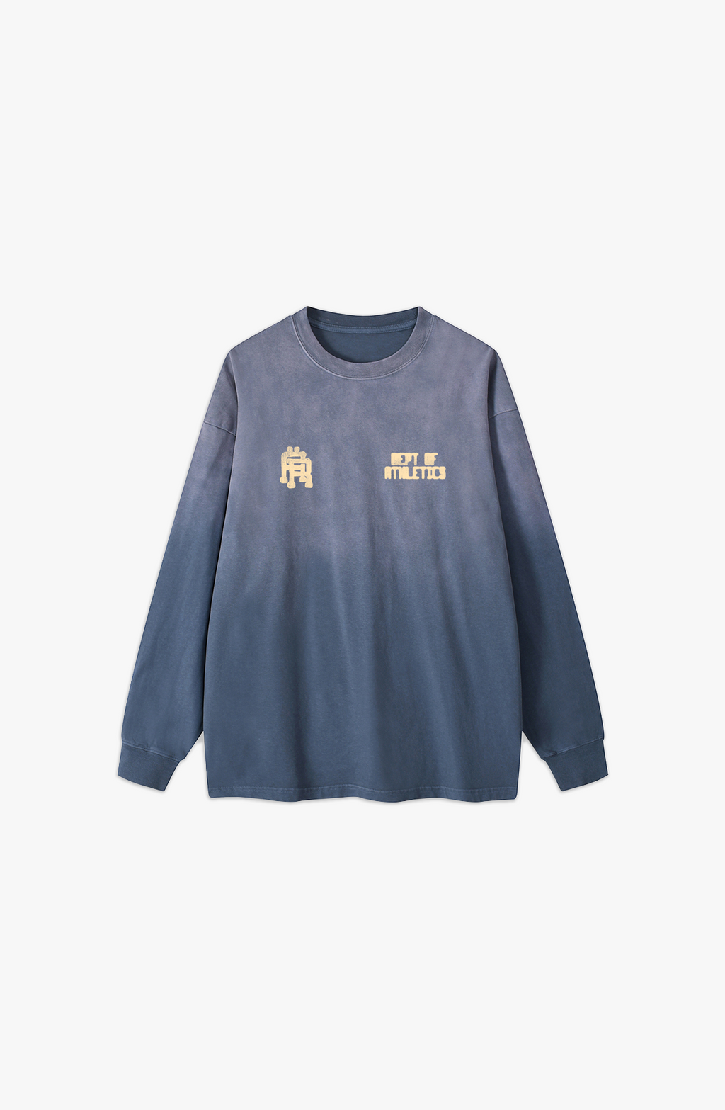 DEPT OF ATHLETICS SMUDGE L/S — SUN-FADED