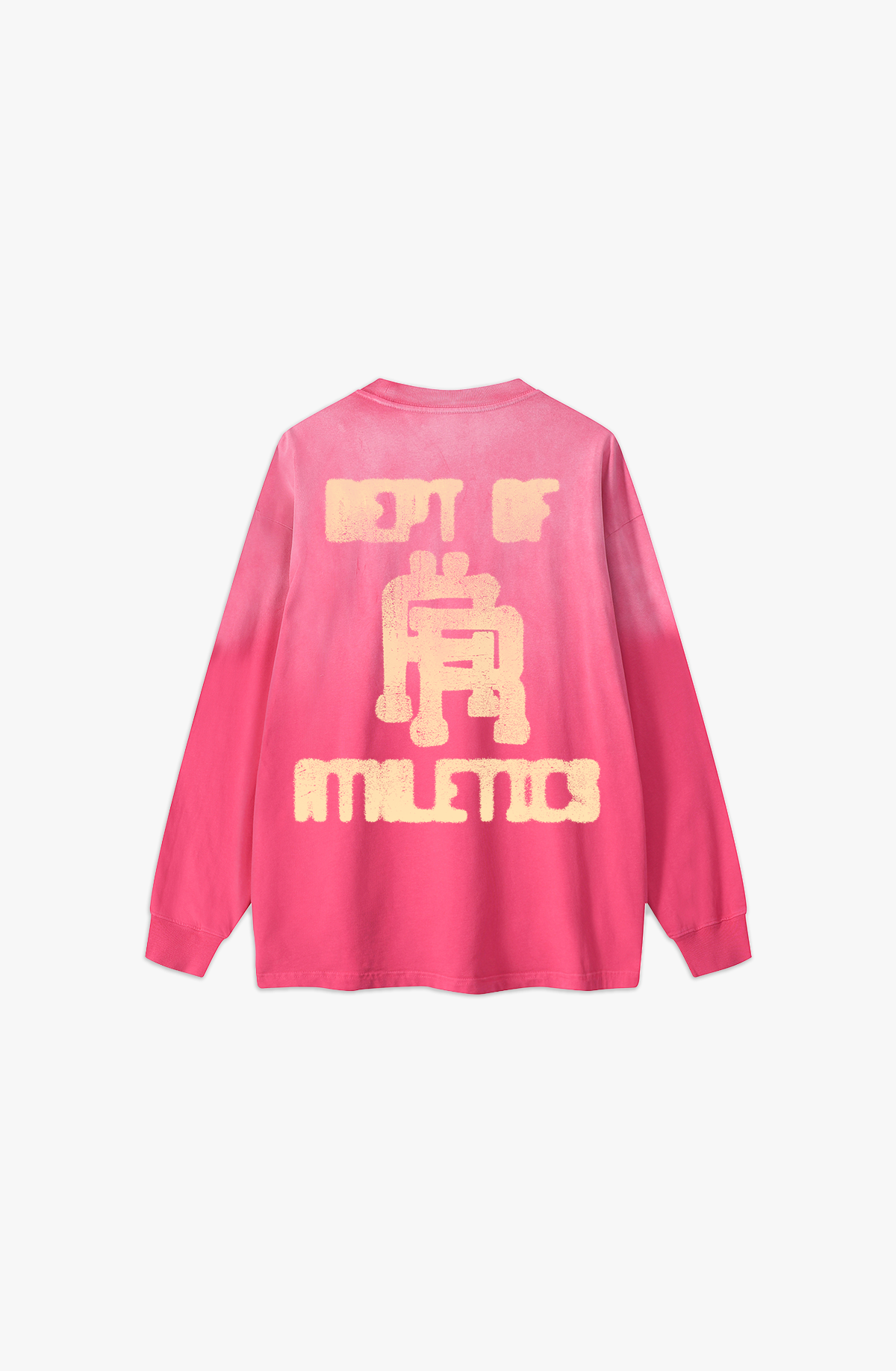 DEPT OF ATHLETICS SMUDGE L/S — SUN-FADED