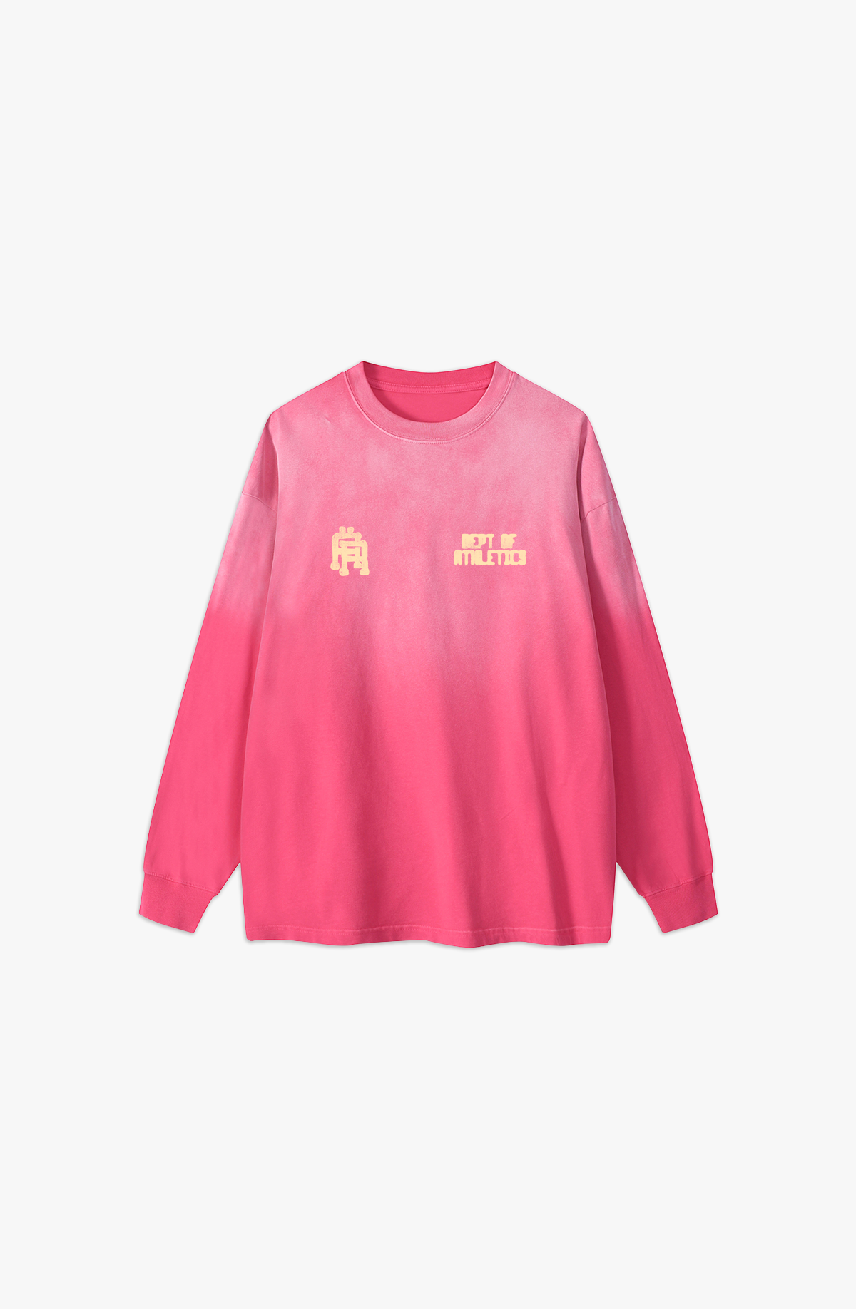 DEPT OF ATHLETICS SMUDGE L/S — SUN-FADED