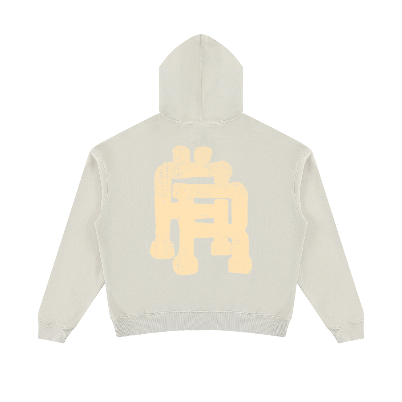Unisex Mineral Wash Distressed Hoodie